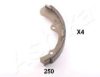 ASHIKA 55-02-250 Brake Shoe Set